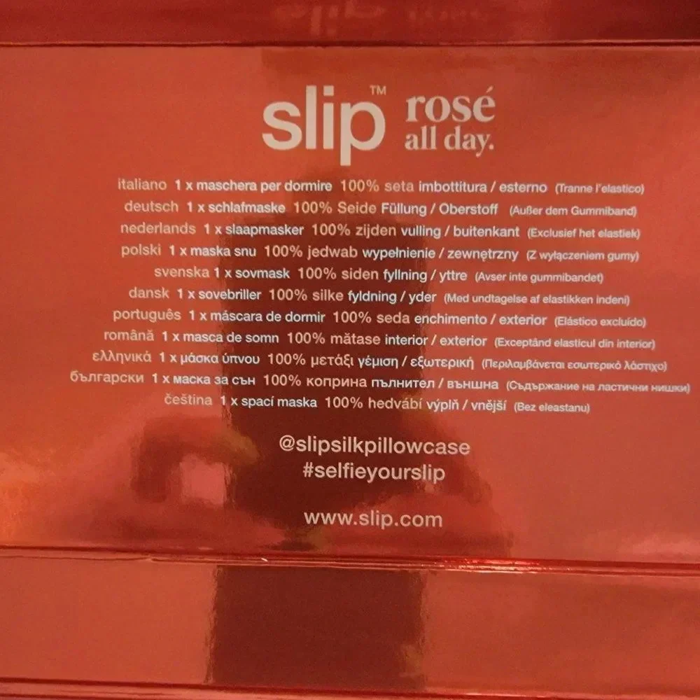 Slip Silk Rose All Day Rose Gold 22 Momme Mulburry 100% Silk Sleep Mask …